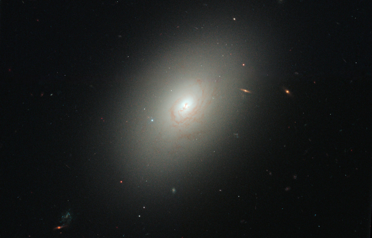 An image of the quiescent elliptical galaxy NGC 4150, made with the Hubble Space Telescope. Star formation in this system has essentially shut down.
