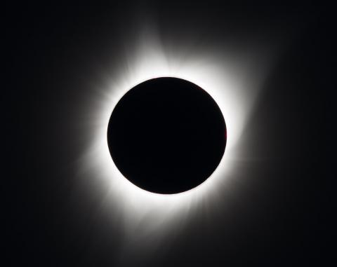 A total solar eclipse. (Image: © Aubrey Gemignani/NASA) Celebrating the 100th anniversary of the 1919 eclipse expedition