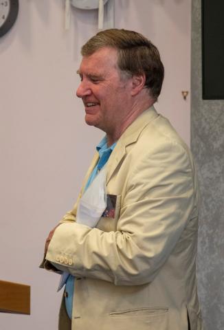 John Barrow at the KICC 10th Anniversary Celebrations in 2019 Professor John D. Barrow FRS 1952-2020