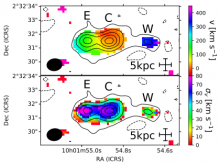 A triple merger in the early Universe