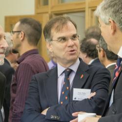 Prof Lindsey Greer (Head of School), Prof Andy Parker (Head of Physics) and Prof Nigel Peake (Head of DAMTP)