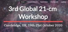 KICC are proud to support the 3rd Global 21-cm Workshop Cambridge, UK, 19th-21st October 2020